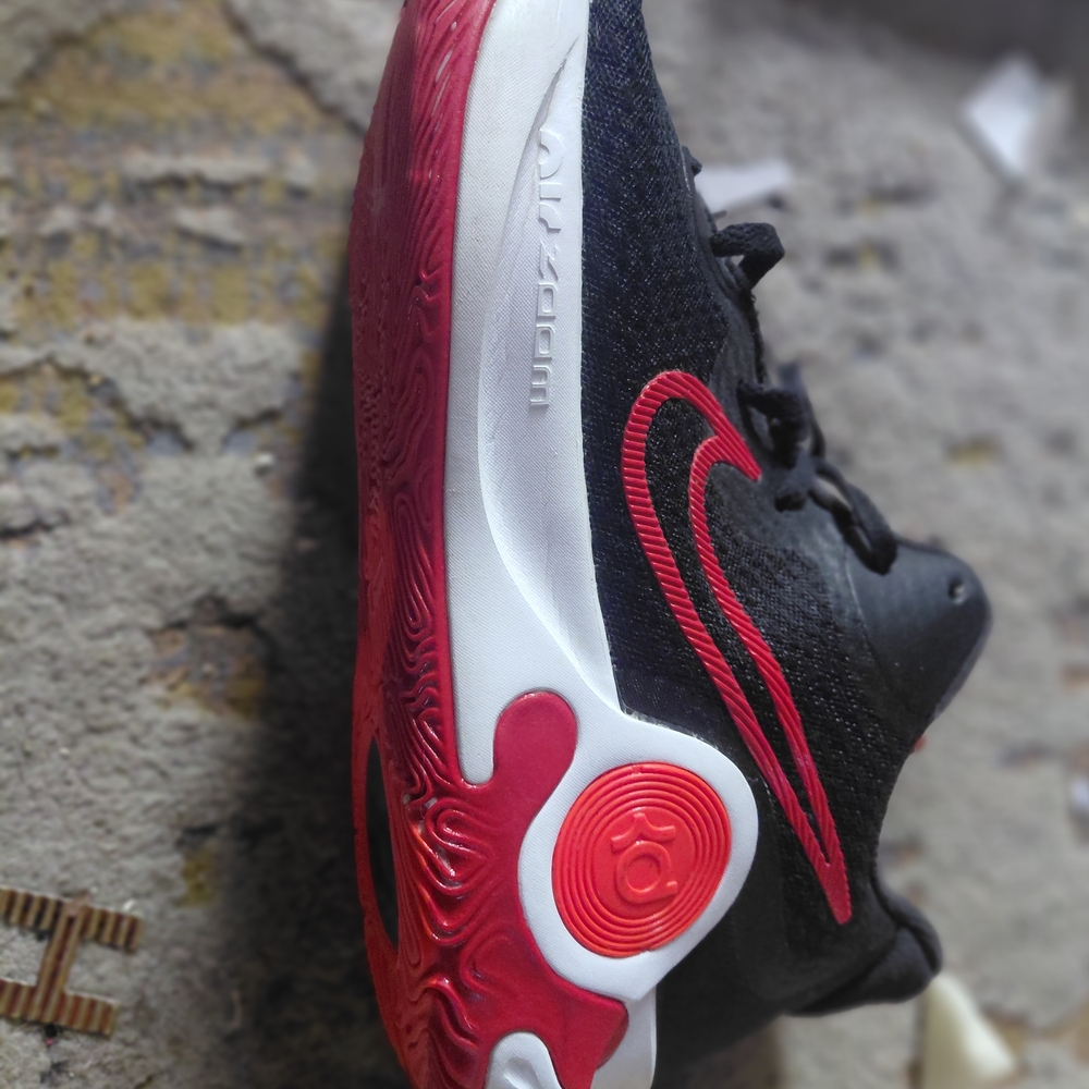 Nike Black and Red Athletic Shoes
